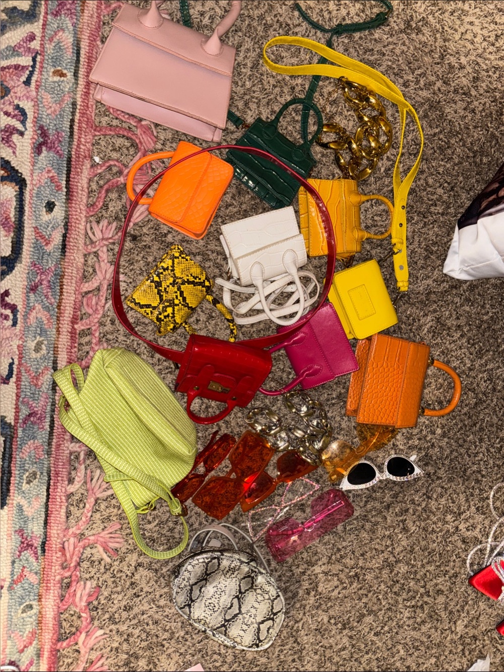 Assorted Women's Mini Bags and Accessories - Multicolor